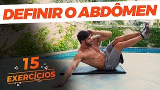 15 Exercícios para Trincar o Abdômen  Thiago Pugliesi [upl. by Asiar]