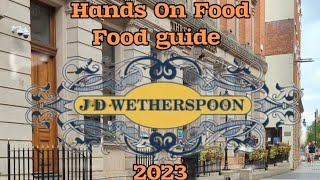 Wetherspoon food guide [upl. by Tjaden]