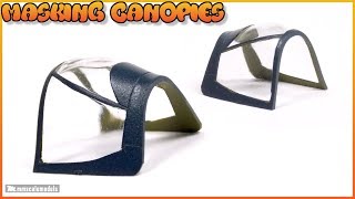 How to mask canopies easy and precise  plastic scale modelling tutorial [upl. by Georgine]