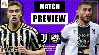 No time to quotcryquot  JUVENTUS vs UDINESE Match Preview [upl. by Eyatnod]