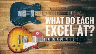 HH Shootout Telecaster Deluxe VS Les Paul  What do each EXCEL at [upl. by Eanert5]