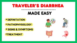 Travelers diarrhea Travel diarrhea pathophysiology symptoms treatment pathology made easy [upl. by Bock]