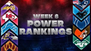 NFL Week 6 Power Rankings [upl. by Eenat970]