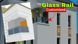 ArchiCAD Glass Rail Customization [upl. by Hterag546]