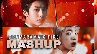 MASHUP MONSTA X amp BTS  Dramarama X Fire ft TrespassBlood Sweat amp Tears [upl. by Yssac380]