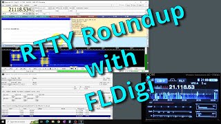 RTTY Roundup with FLDigi [upl. by Llerrot]