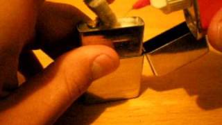 How To Fill A Zippo Lighter [upl. by Chemarin566]