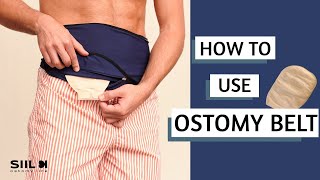 How to Change your Ostomy Bag BELT  Innovation in Ostomy Bag Covers [upl. by Aerdnod]