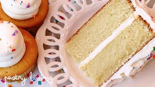 BEST Classic Vanilla Cake Recipe  Perfectly Moist amp Soft [upl. by Beaner962]