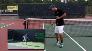 Tennis Training Tips  Resistance Band for More Accurate Forehands [upl. by Maccarthy]