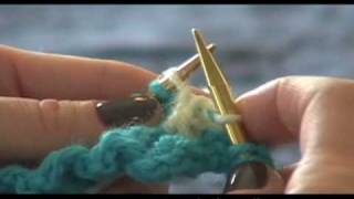 Two Handed Two Color Knitting [upl. by Marou]