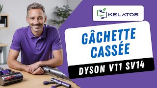 ✅ Comment réparer un Dyson V11 SV14 avec une gâchette cassée  ✅ Déclencher le changement [upl. by Nekciv496]