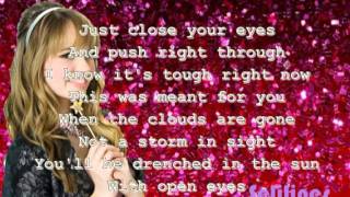 Debby Ryan  Open Eyes Lyrics [upl. by Yumuk]