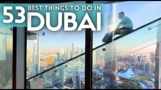 Best Things To Do in Dubai UAE 2024 4K [upl. by Adnauqaj]