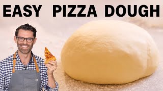 Easy Pizza Dough Recipe [upl. by Yenwat]