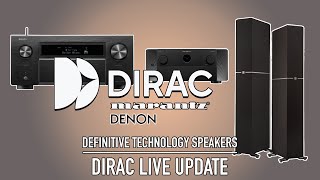 Definitive Technology  DIRAC ART for Denon Marantz  Home Theater Hangout QampA [upl. by Erusaert]