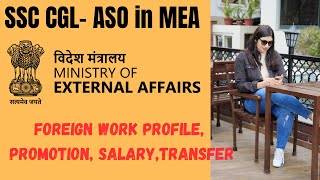 A to Z about ASO in MEA  Foreign Posting  Salary  Work Profile  Promotional Aspects [upl. by Ventre158]