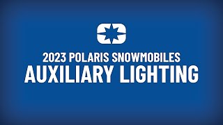 Polaris Engineered Auxiliary Lighting for Snow  Polaris Snowmobiles [upl. by Anair]