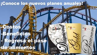 ¡Six Flags México saca sus nuevos Planes Anuales y Regresa el Pase Anual de Alimentos [upl. by Landre]