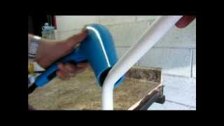 How to Bend PVC Pipe  quick lesson [upl. by Arukas]