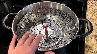 REAL Review Stainless Steel Vegetable Steamer yrs of use [upl. by Rand3]