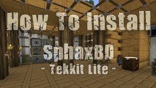 How To Install SphaxBD Texture Pack In Tekkit Lite [upl. by Suckow306]