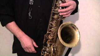 Saxophone Fingering Lesson 1 part 1 [upl. by Eresed523]