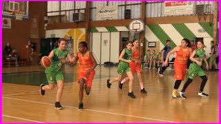 Basket U13F D3 Cht 13 4ième QT StMarcel Marseille vs Rousset 07 mars 2020 [upl. by Atteyram]