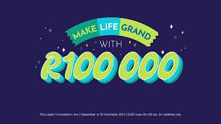 💰 Make Life Grand Win R100K Cash amp Plenty OnAir Prizes 🐾 [upl. by Hennebery]