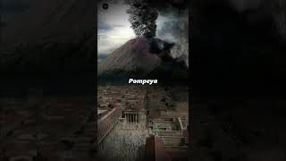 Pompeya la ciudad que fue destruida por un volcan Shorts [upl. by Nyer]