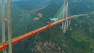 Cina completato il ponte sospeso più alto al mondo [upl. by Baruch]