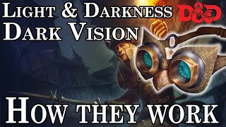 How Light Darkness Vision and Sight Work In Dungeons and Dragons 5E [upl. by Notlew]