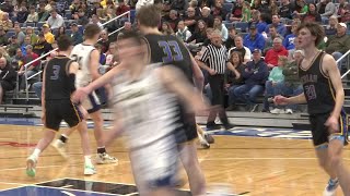 Basketball Shiloh Christian defeats Beulah in overtime to advance to Class B state title game [upl. by Nauqram]