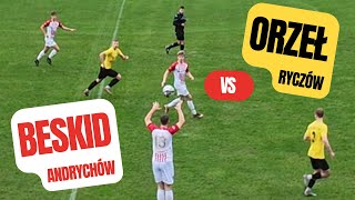 IV liga małopolska Beskid 12 Orzeł R skrót [upl. by Soluk]