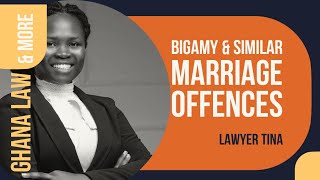 Is it a crime to marry more than one wifehusband in Ghana Bigamy [upl. by Demaggio]