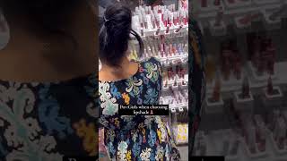 Girls type of selecting lipstick Vs husband 🤣 Unexpected fun girls lipstick shopping shorts [upl. by Tawsha]