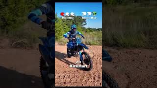 Electric dirt bike vs gas bike Who wins [upl. by Neelrad804]