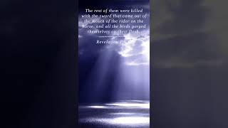 Bible  Revelation 1921  The rest of them were killed w [upl. by Calder]