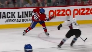 PK Subban Slap Shot Goal vs Colorado 11 101814 [upl. by Juli616]