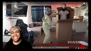 MikemikeLVP reacts to DESHAE FROST ORDERS A TESLA ROBOT [upl. by Ojahtnamas]