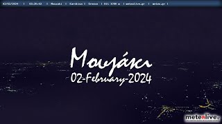 🛷 02February2024 Mouzaki Panorama Camera Timelapsesgr 🇬🇷 [upl. by Flam]