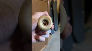 How to Remove Skateboard Wheel Graphics skateboarding howto [upl. by Ninon601]