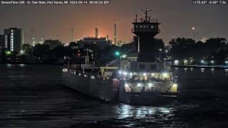 Clyde S VanEnkevort wErie Trader passing Port Huron on Sept 14th 2024 [upl. by Emelita]