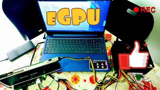 Placa De Vídeo Externa Em Notebook Básico eGPU Com AMD e nVidia [upl. by Sices16]