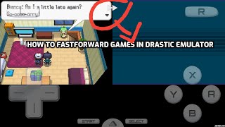 how to fastforward games in drastic emulator [upl. by Neeoma]