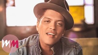 Top 10 Bruno Mars Music Videos [upl. by Annaerdna]