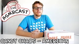 ASMR Unboxing amp Tasting American Sweets  Candy Chaos [upl. by Kela]