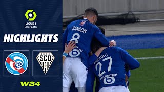 RC STRASBOURG ALSACE  ANGERS SCO 2  1  Highlights  RCSA  SCO  20222023 [upl. by Nais744]