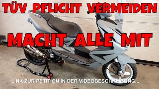 TÜV für 50ccm vermeiden  Wir können es noch verhindern [upl. by Ayim81]