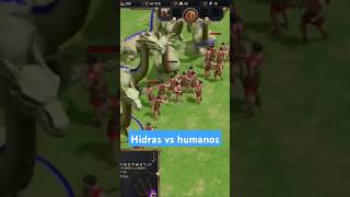 Hidras VS humanos Age of mythology retold ageofmythology guia shorts rts [upl. by Issie348]